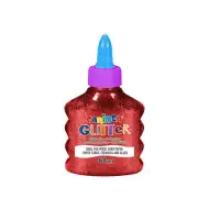 Lipici lichid strălucitor spark culoare roșu 88ml - Carioca