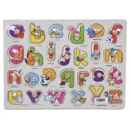 Litere mici colorate lemn jucărie forme