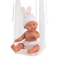 Llorens: Bebita 26cm fetiță păpușă cu leagăn