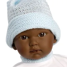 Llorens: Cuqui păpușă băiețel afro-american 30 cm imaginea 2