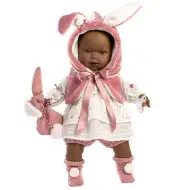 Llorens: Nicole 42cm păpușă plânge în vestă de iepuraș