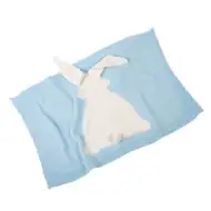 Llorens: Pătură albastru iepure pentru nou născut