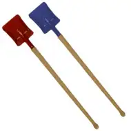 Lopată metal cu mâner lemn 60cm - multe variante