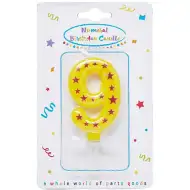 Lumânare stea număr 9