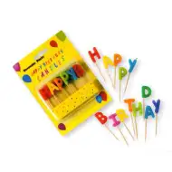 Lumânări litere Happy Birthday