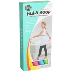 Luna: Cerc hula-hoop colorat în 8 piese, 83 cm imaginea 1