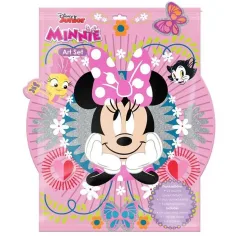Luna: Colorare cu Minnie Mouse, autocolante și 6 markere