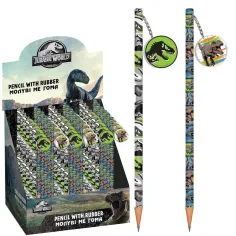 Luna: creion grafit Jurassic World cu radieră, în două variante 1buc