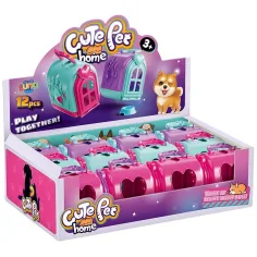 Luna: Cute Pet Home surpriză cățeluș în căsuță portabilă cu accesorii în mai multe variante 1buc