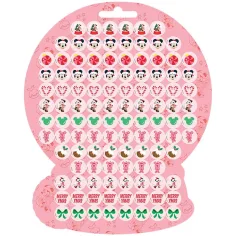 Luna: Disney Minnie Mouse set de autocolante de Crăciun 300buc imaginea 4
