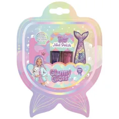 Luna: Glammy Gloss – Set de lacuri de unghii cu sirene, 2 lacuri de unghii și accesorii