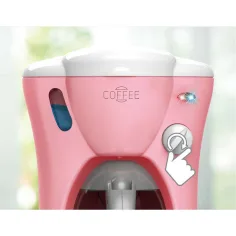 Luna: Happy Family Mașină de cafea roz cu lumină și sunet imaginea 3