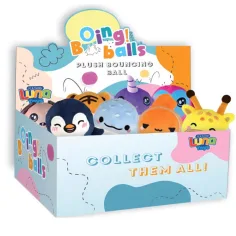 Luna: Minge moale din pluș cu figurine de animale, disponibilă în mai multe variante, 1buc imaginea 1