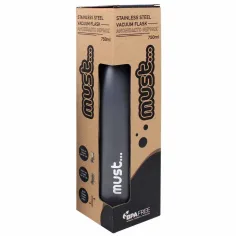 Luna: Must - Sticlă de vacuum din oțel inoxidabil 750ml imaginea 2