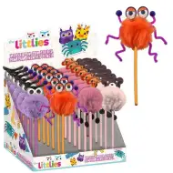 Luna: Pom-Pom animale pix în patru culori 1 bucată