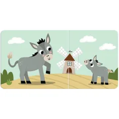 Luna: Primul meu puzzle – Mamele animale și puii lor 10x2 bucăți joc de asociere imaginea 3