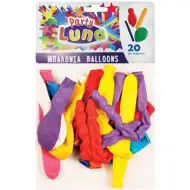 Luna: set 20 bucăți baloane colorate diferite forme