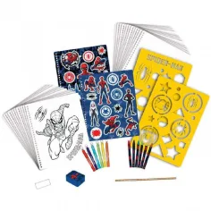 Luna: Set creativ și de papetărie cu 45 de piese cu model Păianjenul imaginea 2