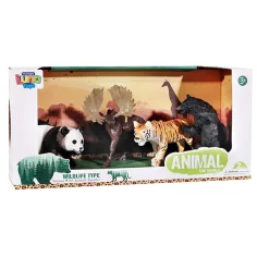 Luna: Set de figurine cu animale sălbatice 4 bucăți