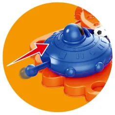 Luna: Set de joc de fotbal de masă cu lansator de mingi și poartă imaginea 4