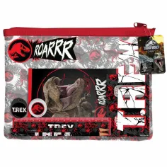 Luna: Set de papetărie cu dinozauri Jurassic World în geantă PVC