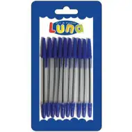 Luna: set pix 10 bucăți culoarea albastră