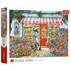Magazin de flori puzzle de 1000 de piese - Trefl