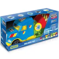 Magic Truck: Betonieră cu lămpi fosforescente 60cm - Wader