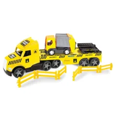 Magic Truck Technic: Camion cu mașină de gunoi și lumini 80 cm - Wader imaginea 2