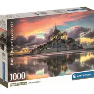 Magnificul Mont Saint-Michel HQC 1000 bucăți puzzle cu poster - Clementoni