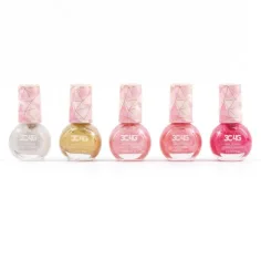 Make it Real: 3C4G pink auriu 5 bucăți set ojă imaginea 2