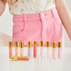 Make it Real: 3C4G pink și auriu set 10 bucăți luciu de buze imaginea 3