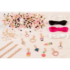 Make It Real: Juicy Couture pink sclipire și set de făcut bijuterii imaginea 3