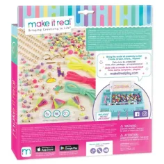 Make it Real: set de făcut bijuterie - Neon pom-pom imaginea 2