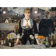 Manet: A Bar at the Folies-Bergère Museum HQC puzzle 1000 bucăți  - Clementoni imaginea 2