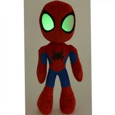 Marvel: Amazing Friends - Spider-Man Spidey jucărie de pluș ochi care strălucesc în întuneric 25 cm imaginea 3