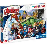 Marvel Avengers Supercolor 104 bucăți puzzle - Clementoni
