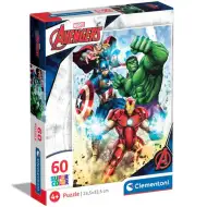 Marvel: Avengers Supercolor puzzle 60 bucăți - Clementoni