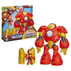 Marvel Iron Man și prietenii săi - Set de joacă Iron Man cu armură de dimensiuni mari - Hasbro imaginea 3