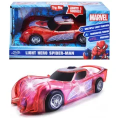 Marvel: Vehicul cu caracter Păianjen Luminos cu efecte de lumină și sunet - Jada Toys