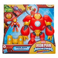 Marvel Omul de Fier și prietenii săi minunați - Set de joacă Omul de Fier în armură uriașă - Hasbro