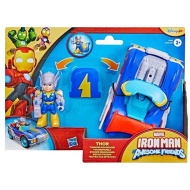 Marvel Omul de Fier și prietenii săi minunați - vehiculul lui Thor și Thunder Roadracer - Hasbro