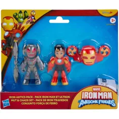 Marvel Omul de Fier și prietenii săi minunați - Iron Antics Omul de Fier și setul de joc Ultron - Hasbro