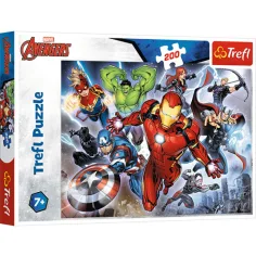 Marvel: Puzzle uriașii Răzbunători 200 de piese - Trefl