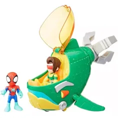 Marvel Spidey și prietenii săi uimitori: set de joacă Water-Webs cu balena marină a lui Doctor Octopus - Hasbro imaginea 2