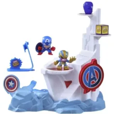 Marvel Stunt Squad: Captain America vs. Thanos set lansator - Hasbro imaginea 2