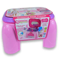 Masă de înfrumusețare portabilă cu bijuterii și accesorii de frumusețe imaginea 2
