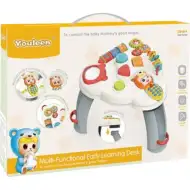 Masă educativă și multifuncțională cu sunet gri-alb culoare