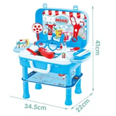 Masă medicală portabilă 34,5x22x41cm imaginea 2