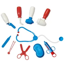 Mașină de doctor cu accesorii culoarea roșu-albastru imaginea 2